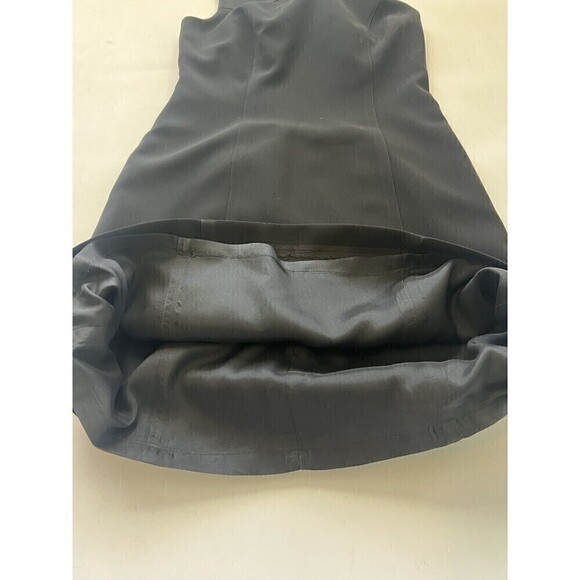 Tahari Dress Y2K 90’s Slim Scoop Neck Size 2 90’s Slim Pencil F65 - Picture 3 of 8